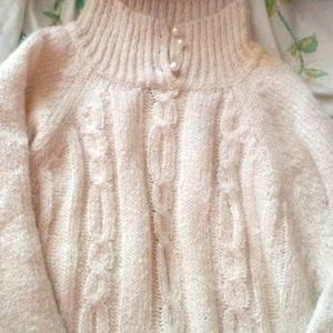 Cream Legging sweater size m(new)
